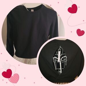 Victoria's Secret Black Athletic Crop Top NWT